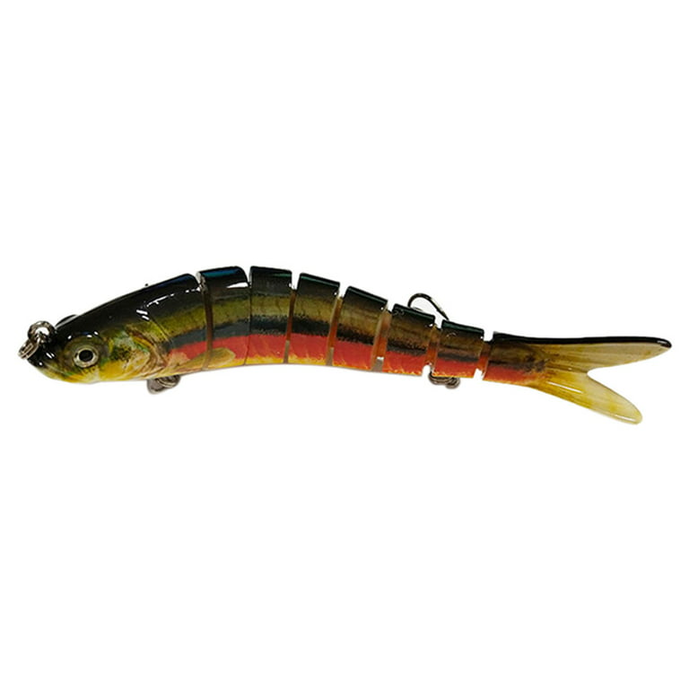 Bass Fishing Lure Topwater Bass Lures Fishing Lures Multi Jointed Swimbait  Lifelike Hard Bait Trout Perch