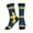3 Black, variant on Women's Men's Swedish Flag Colorful Novelty Pattern Crew Athletic Socks