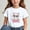White, variant on Frnrwgo Girls Athletic Tops Short Sleeve Girls Casual Shirts Graphic Tops Back of School Clothes Pink, Size 3-15 Years
