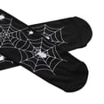 thumbnail image 7 of SPRING PARK Women Halloween Party Bloody Skeleton Cobweb Bat Stockings Thigh High Warm Boot Cover Socks, 7 of 7
