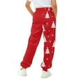 thumbnail image 4 of XQYLOS Girls’ Wide Leg Track Sweatpants Oversized Baggy Joggers with 𝖣rawstring & Pockets Casual 𝖫ounge Pants for Kids 3-14 Years, 4 of 6
