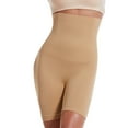 thumbnail image 3 of Homgro Women's Butt Lifter Hip Dip Shapewear Shorts Shaper Panties Thigh Slimmer Tummy Control Seamless High Waisted Nude Medium, 3 of 5
