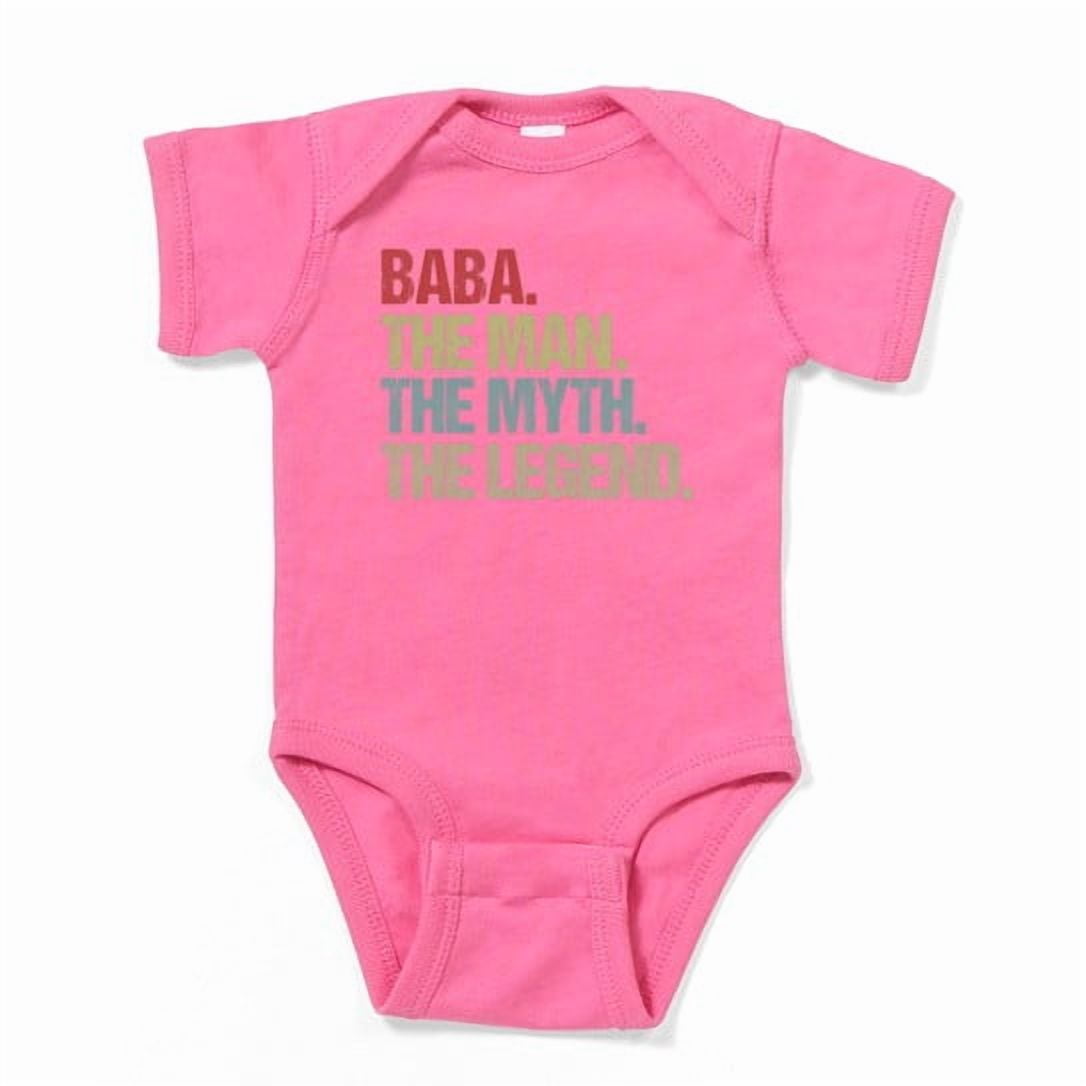 CafePress - Baba The Man Myth Legend Father's Day Gift Idea - Cute Infant Baby Bodysuit Romper