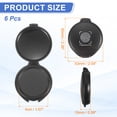 thumbnail image 2 of Uxcell Fingerprint Ink Pads, 6Pcs Thumbprint Ink Pad Quick-Drying & Portable for Notary Stamp Office Supplies Identification ID Security Enforcement Fingerprints, Black, 2 of 6