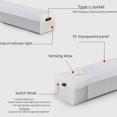 thumbnail image 2 of Barra de luz LED de inducción corporal humana, luz de succión magnética, luz para gabinete, armario, armario de vinos, zapatero, tira de luz nocturna de inducción USB con carga, 2 of 5