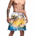 thumbnail image 4 of Men's Summer Casual Swim Trunks American Flag Beach Shorts, 4 of 4