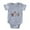 Heather Grey, variant on CafePress - ALICE _Purple_Special_FINAL - Cute Infant Baby Football Bodysuit