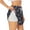 White, variant on Cartoon Fox for Double-layer Running Short for Women, Perfect for Gym, Tennis, and More, Featuring a Convenient Pocket-Large