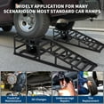 thumbnail image 6 of GARVEE 2-Pack 5T Auto Car Truck Service Ramps Lifts,Low Profile Hydraulic Car Ramps for Oil Changes,Adjustable Lift Height,Black, 6 of 8