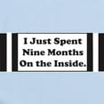 thumbnail image 2 of CafePress - Prison Nine Months On Inside Baby Infant Bodysuit - Baby Light Bodysuit, Size Newborn - 24 Months, 2 of 4