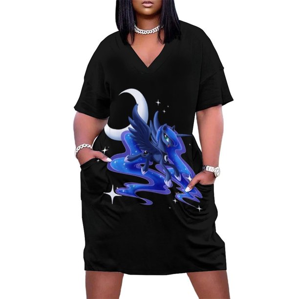 Princess Luna Loose Pocket Dress Womens dresses women's evening dresses 2025