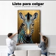 thumbnail image 2 of Cuadro Decorativo Canvas Revolution Cebra Color Místico 60x90, 2 of 4