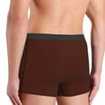 thumbnail image 5 of Haiem Brown Men's Boxer Briefs, Every Day Comfort Stretch Cotton Moisture-Wicking Underwear-Small, 5 of 9