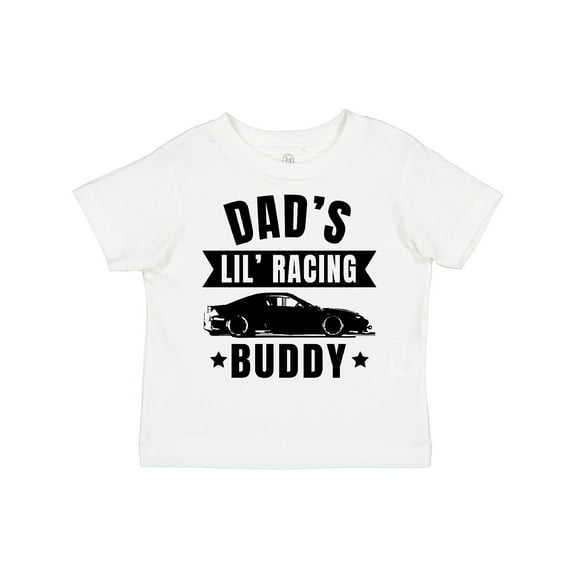 Inktastic Dads Lil Racing Buddy Boys or Girls Toddler T-Shirt