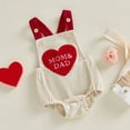 thumbnail image 4 of Kogui Baby Girl Bodysuit Newborn Floral Newborn Infant Girls Bodysuit Funny Baby Romper Romper Baby Gift Clothes 0 3 6 9 12 18 24 Months (Beige,0-3 Months), 4 of 8
