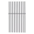thumbnail image 6 of 44in Balusters for Staircases, Decorative Metal Balusters, Staircases Balusters Black, 6 of 13