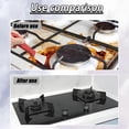 thumbnail image 5 of HonestMatter Cleaning Scraper, 5.7 Inch Stainless Steel Straight Blade with Handle, Multi-Purpose Metal Tool for Oven Stove Cooktop and Kitchen, Black, 1 Pack, 5 of 6