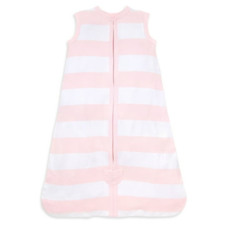 Burt's Bees Baby® Beekeeper™ Wearable Blanket Organic Cotton - Rugby Stripes - Pink - L