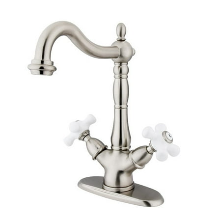 UPC 663370022449 product image for Kingston Brass KS1498PX Two Handle Vessel Sink Faucet with Optional Cover Plate | upcitemdb.com