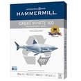 thumbnail image 2 of Hammermill Paper, Great White, 100% Recycled Copy Paper, 20lb, 8.5 x 11, Letter, 92 Bright, 5000 Sheets / 10 Ream Case (086790), 2 of 4