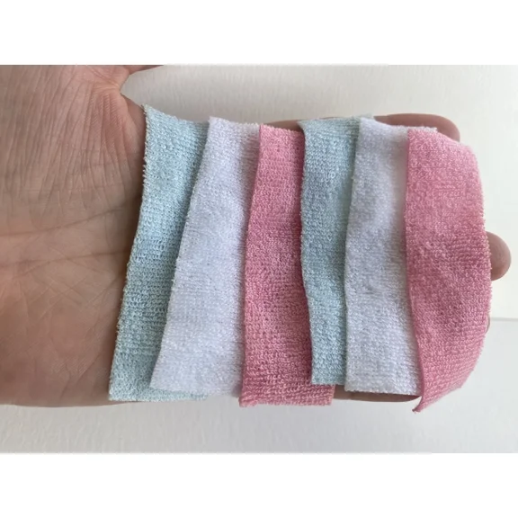 6 Pcs Set Dollhouse Miniature Towels 1:12 1:6 Barbie Restroom Bath Accessories