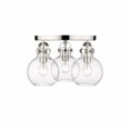 thumbnail image 3 of Innovations Lighting - Newton Sphere - 3 Light Flush Mount In Industrial, 3 of 3