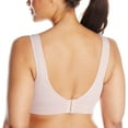 thumbnail image 2 of Just My Size Comfort Wirefree Bra Lace Trim & Back Close_Warm Steel_X-L, 2 of 2