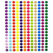 Tag-A-Room 1/2" Color Coded Dot Stickers, 12 Different Colors 2040 Sticker Count