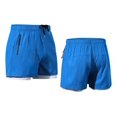 thumbnail image 1 of Gimnasio Short Con Licra Deportiva 2 En 1 Hombre Correr Gym, 1 of 8