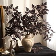 thumbnail image 5 of huayou Artificial Dark Fall Foliage Spray, Long Stem Leaf Branch For Halloween, Thanksgiving, Vase Filler, Entryway And Wall Display, 31.50 Inch Total Height, 5 of 10