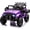 Purple, variant on Luku 12V Kids Ride On Truck Car, Electric Vehicles with Remote Control, Lights, Music, 3 Speeds, Pink
