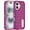 Purple, variant on MYKOMI for iPhone 16 Case with 2 Screen Protectors,Heavy Duty Shockproof Drop Protection Military Grade Tri-Layer Rugged Cell Phone Cover with Built-in Invisible Kickstand for Apple 16 6.1“