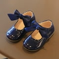thumbnail image 3 of NOKIO Girls' Closed Toe Mary Janes Kids Mary Jane Ballet Flats Girls' Formal Flats Girls Dress Shoes For Girls Wedding Bowknot Girl Shoes Princess Party School Shoes Low Heel For Kids, 3 of 7