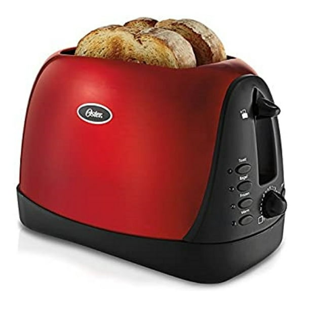 Acero Inoxidable Tostadora De Pan Roja Tostador Color Rojo Marca