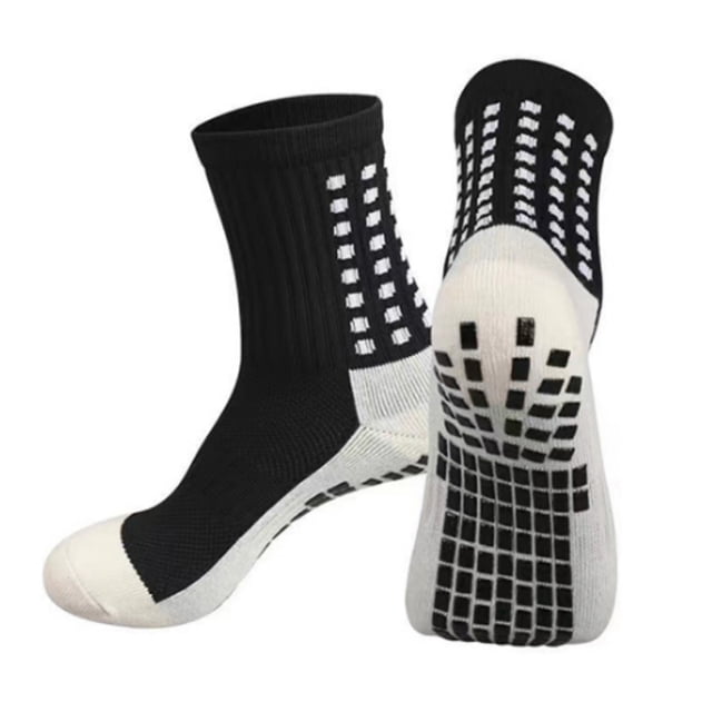 Calcetines de fútbol para hombre, antideslizantes, antiampollas, para baloncesto, hockey, voleibol y yoga