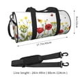 thumbnail image 2 of Balery Wild Herbs Bolsa de Gimnasio para Mujeres y Hombres, Bolsa de Viaje Impermeable, Bolsa de Fin de Semana con Compartimento para Zapatos y Bolsillo Húmedo, 2 of 6