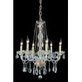 thumbnail image 2 of Elegant Lighting Verona 24" 6 Light Royal Crystal Chandelier, 2 of 2