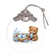 thumbnail image 4 of Uuiauoio Glass Easter Ornament 2D Flat Pendant with Bunny Egg Designs for Tree Gift Basket Filler Holiday Party Decorations Keepsake, 4 of 5