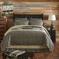 thumbnail image 2 of VHC Brands Navy Checkered Cotton Quilt Set, Queen, 2 of 5