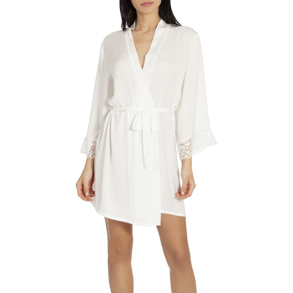 Secret Treasures SECRET TREASURES WOMEN'S AND WOMEN'S PLUS ROBE SATIN