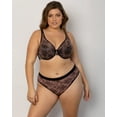 thumbnail image 7 of Sheer Mesh Plunge T-Shirt Bra - Chantilly, 7 of 7
