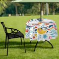 thumbnail image 7 of Coolnut 60" Sloth Round Tablecloth, Waterproof Spillproof Polyester Fabric Table Cover with Zipper Umbrella Hole for Outdoor Patio Garden Dining Party, 7 of 7