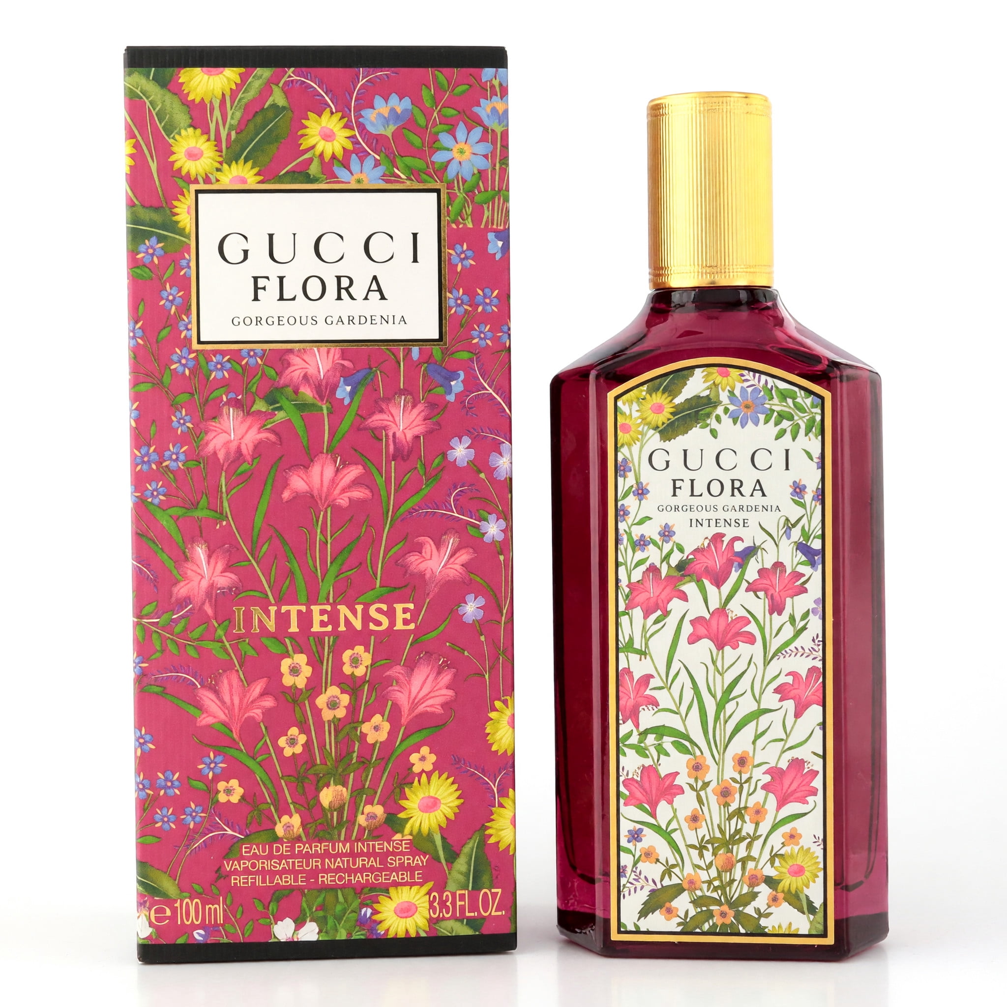 Gucci, Ladies Flora Gorgeous Gardenia Intense EDP Spray 3.38 oz