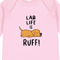 thumbnail image 4 of Inktastic Lab Life is Ruff Yellow Lab Boys or Girls Long Sleeve Baby Bodysuit, 4 of 5