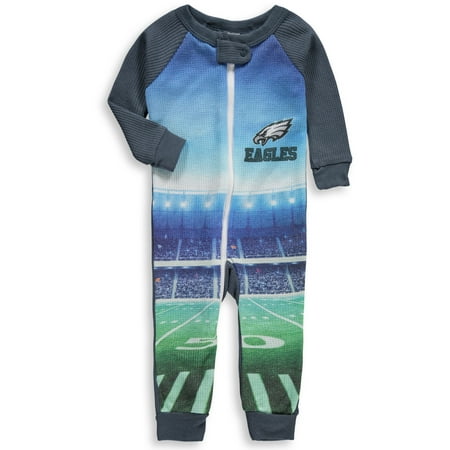 Philadelphia Eagles Gerber Infant Union Suit Jumper - Gray