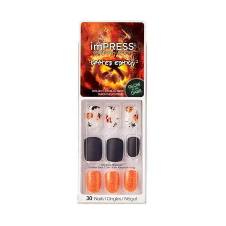 imPRESS Press-on Manicure Kit - Halloween Designs in In the Dark