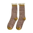 thumbnail image 3 of JeashCHAT Winter Women Socks Middle Tube Forestry Mori Lace Stocking, 3 of 5