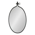 thumbnail image 1 of Kate and Laurel Yitro Metal Framed Wall Mirror, Black 20x34, 1 of 7