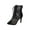 Black Mesh Stilettos Heel Boots, variant on hopeusnice Women's Mesh Lace Up Peep Toe Stilettos Heel Ankle Boots High Heel Party Dress Booties Elegant Open Toe Shoes Black 41