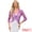 Dark Purple, variant on DARING DIVA Women's Floral Lace Shrugs Evening 3/4 Sleeves Formal Bolero Cardigan S White